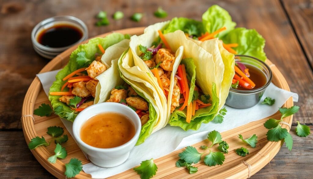 Asian chicken wrap ideas