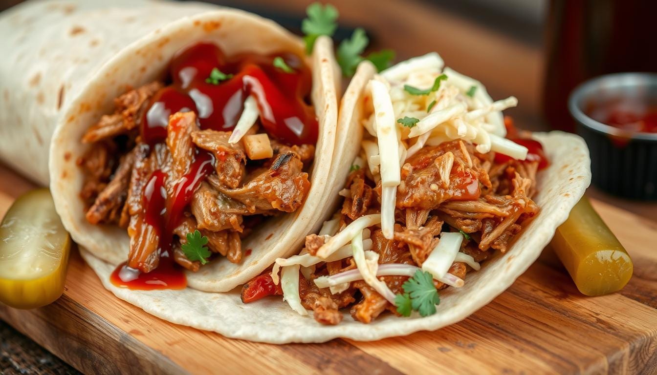 BBQ Pulled Pork Wrap