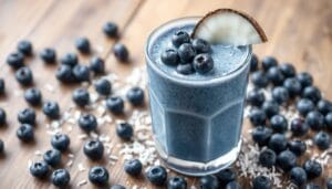 Blueberry Coconut Protein Shake