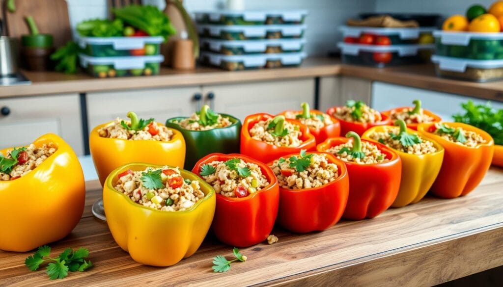 Keto-friendly stuffed pepper recipe Keto-friendly stuffed pepper recipe