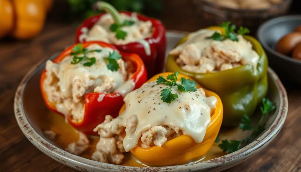 cheesy stuffed peppers cheesy stuffed peppers