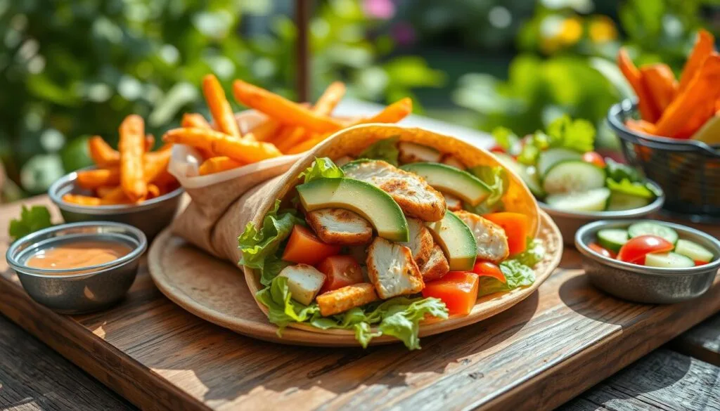 grilled chicken and avocado wrap grilled chicken and avocado wrap