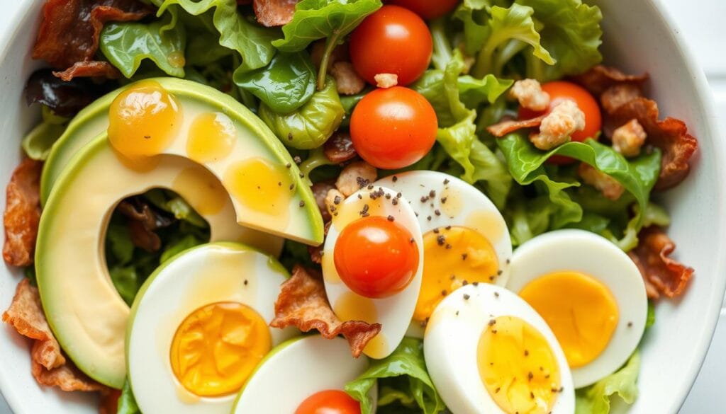 Avocado Bacon and Egg Salad