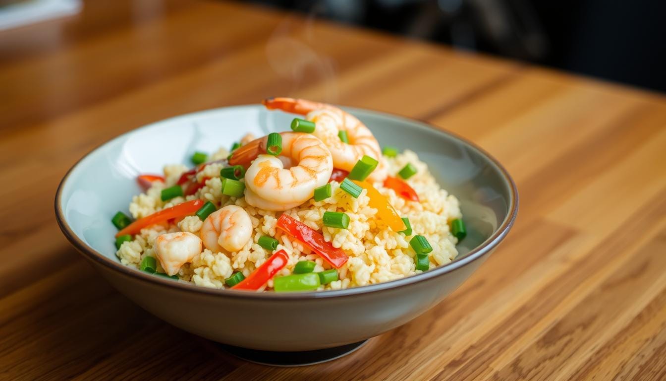 Cauliflower Fried Rice with Shrimp