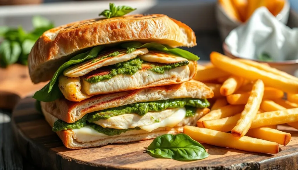 pesto chicken sandwich pesto chicken sandwich